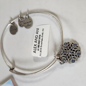 ALEX AND ANI Snowflake Bracelet NWT